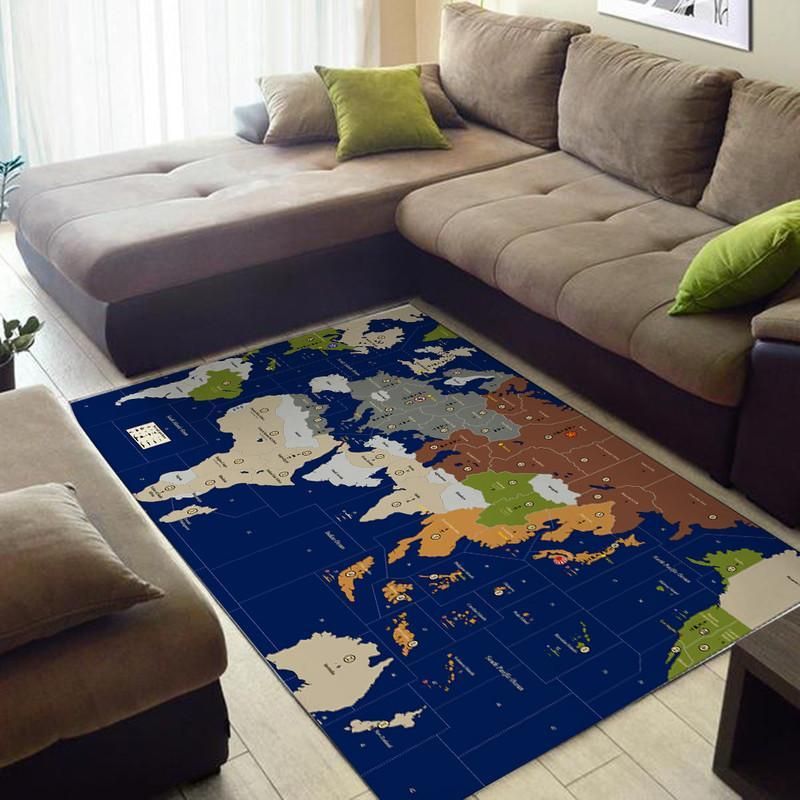 Axis and Allies Map Rug 05122