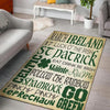 St Patrick Celtic Shamrock Rug 06727