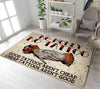 No Money No Tattoo Rug 05794