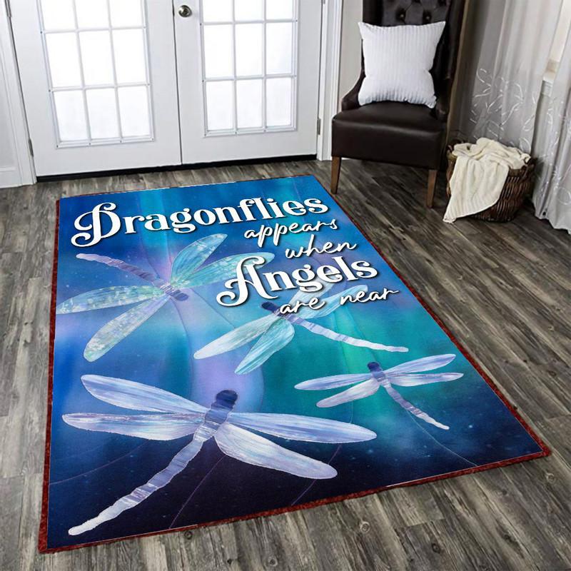 Dragonflies Appear When Angles Are Near Rug 06431
