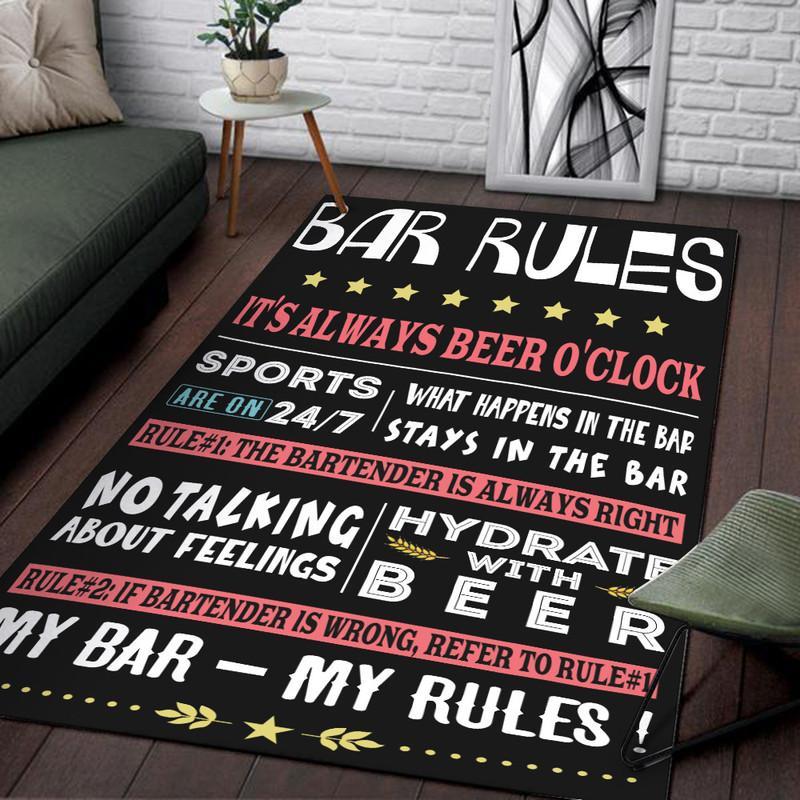 Bar Rules Rug 06711