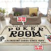 Personalized Poker Room Rug 06442