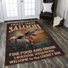 Crazy Loon Saloon Welcome to the Looney Bin Rug 06163