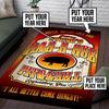 Personalized Bar B Que Pit and Grill Rug 06395