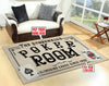 Personalized Poker Room Rug 06442