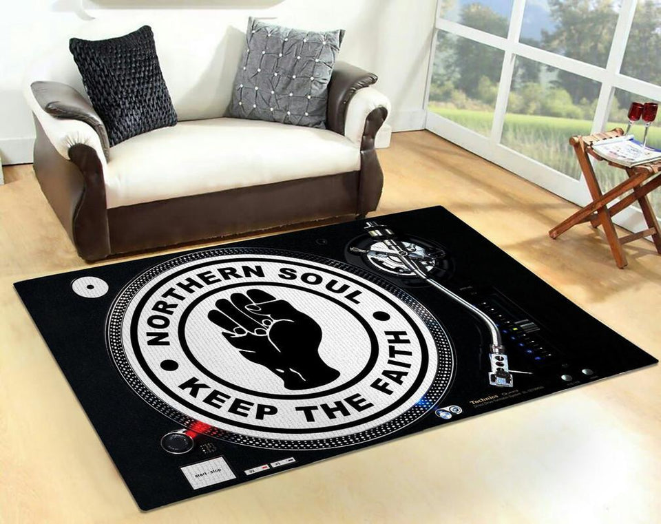 Northern Soul Keep the Faith Rug 05749