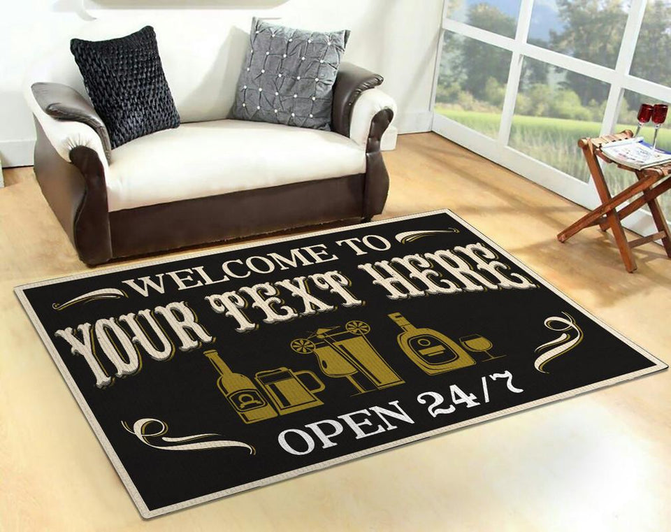 Personalized Welcome to Rug 05955
