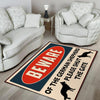 Beware of the German Shepherd Rug 05518