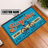 Personalized Bicycle Repair Shop Door Mat Inside Rug Floor