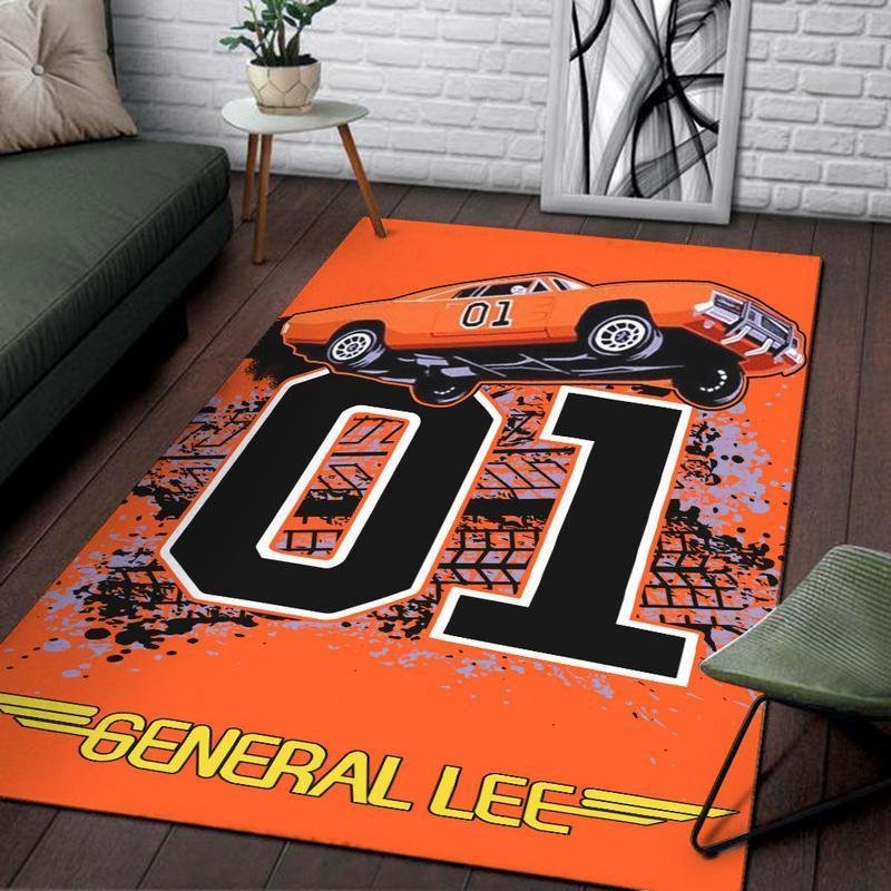 Doh Rug General Lee the Dukes of Hazzard Good Ole Boy Dodge