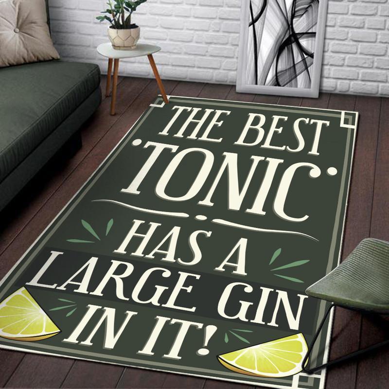 The Best Tonic Has a Large Gin in it Rug 06869