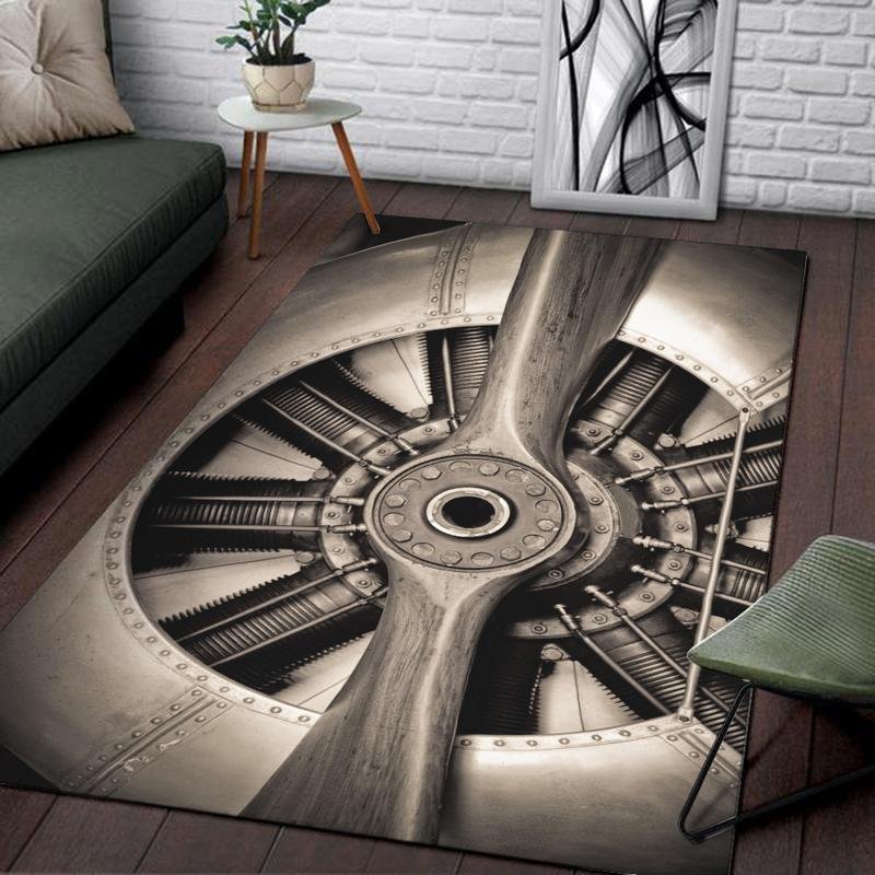 Aircraft Rug Air Craft Turbin 02588