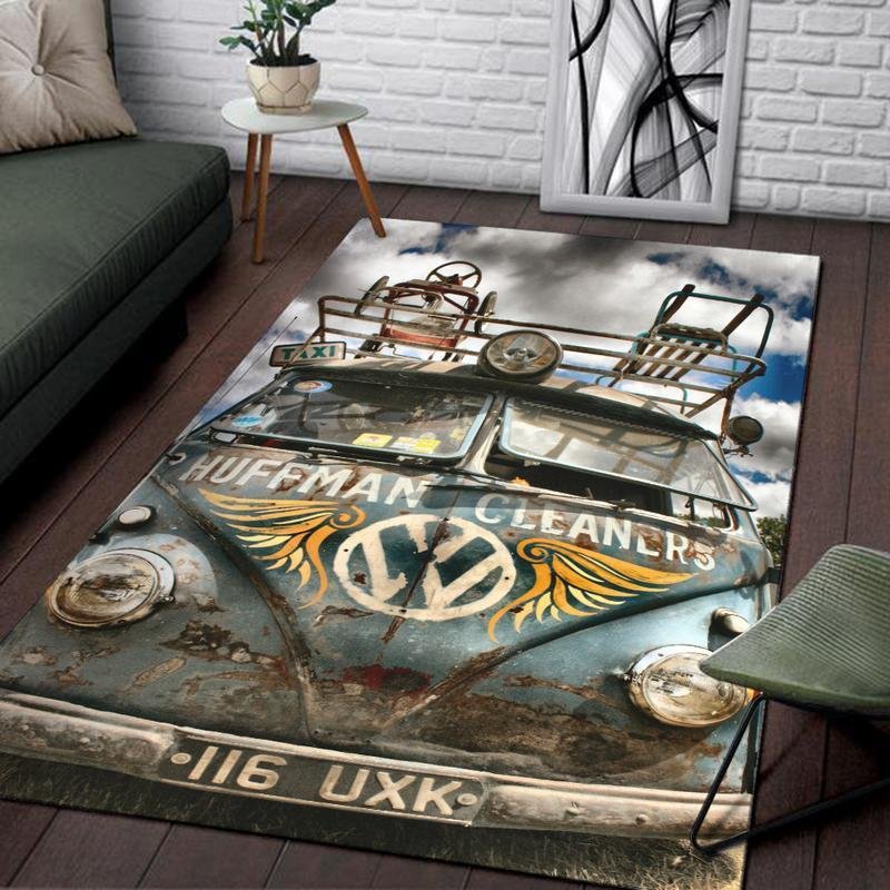 Campervan Rug Volkswagen Camper Van 02741