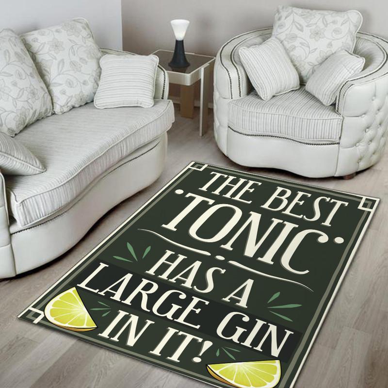 The Best Tonic Has a Large Gin in it Rug 06869