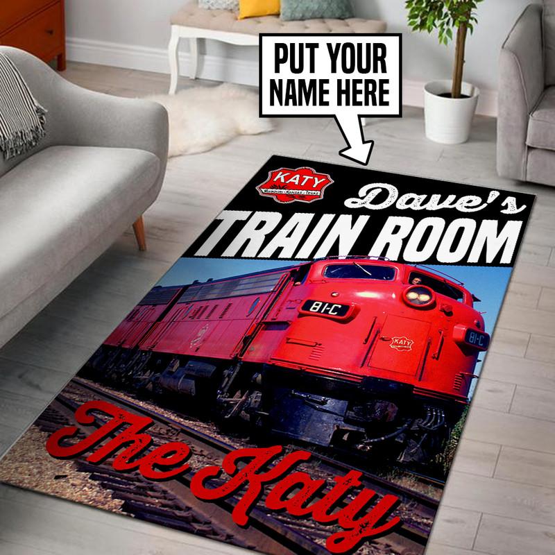 Personalized Mkt Missouri���kansas���texas the Katy Railroad Rug