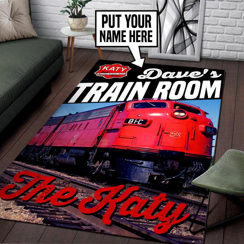 Personalized Mkt Missouri���kansas���texas the Katy Railroad Rug