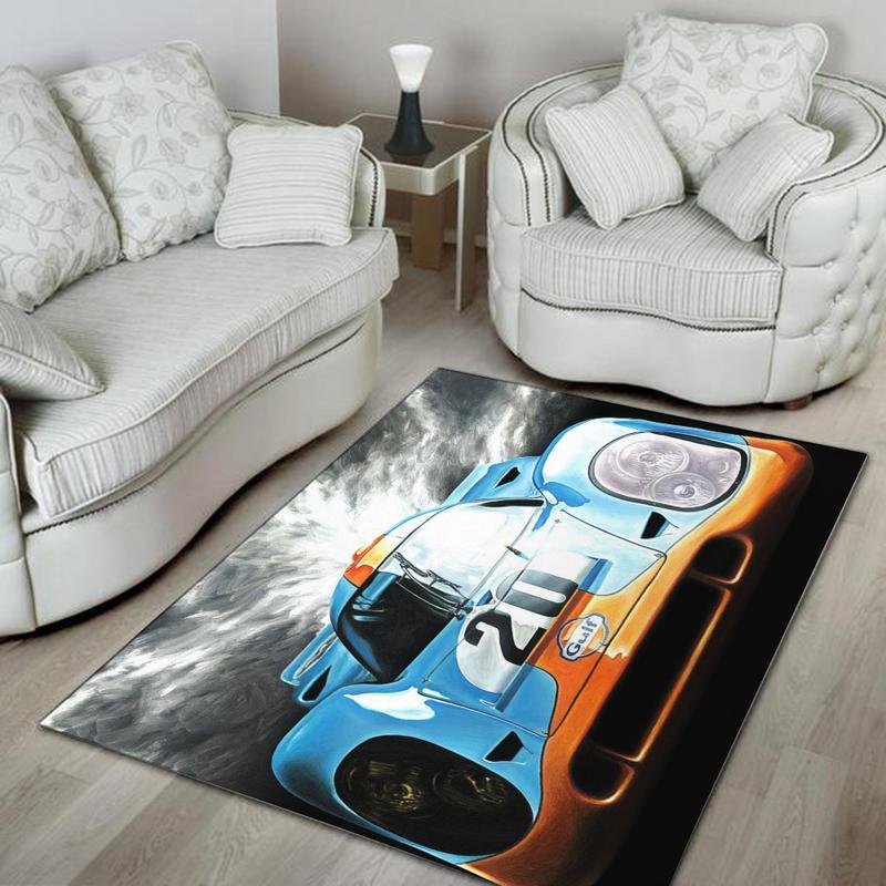 Lemans Rug Gulf Racing Lemans Steve Mcqueen 02078