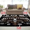 Personalized Tattoo Studio Rug 06315