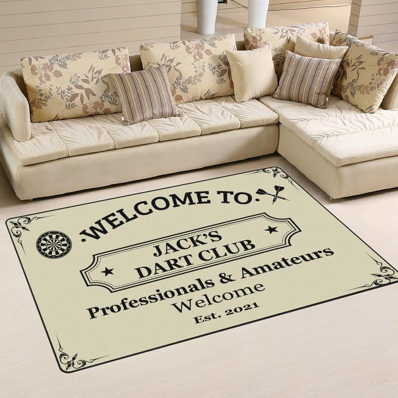 Personalized Dart Room Rug 06825