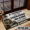 Personalized a Veteran and His Comander in Chief Live Here Door