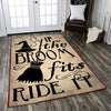 Halloween If the Broom Fits Ride it Rug 06094