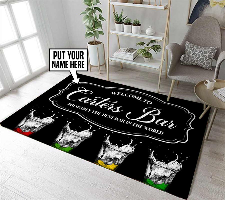 Personalized Bar Runner Shots Glasses Party & Cocktail Club Beer