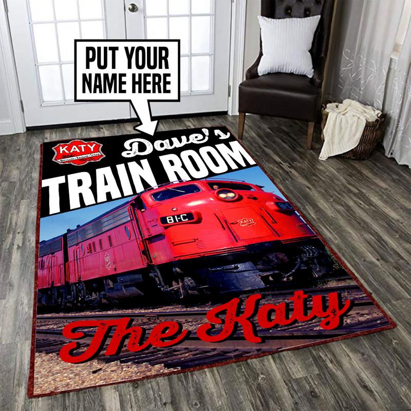 Personalized Mkt Missouri���kansas���texas the Katy Railroad Rug
