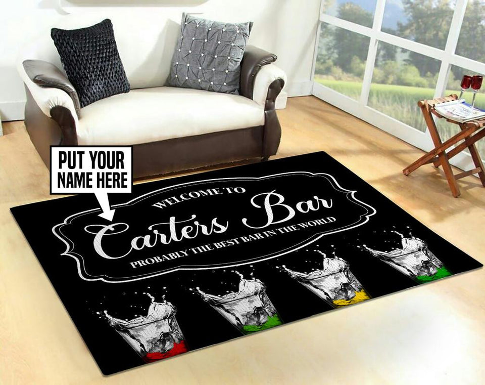 Personalized Bar Runner Shots Glasses Party & Cocktail Club Beer