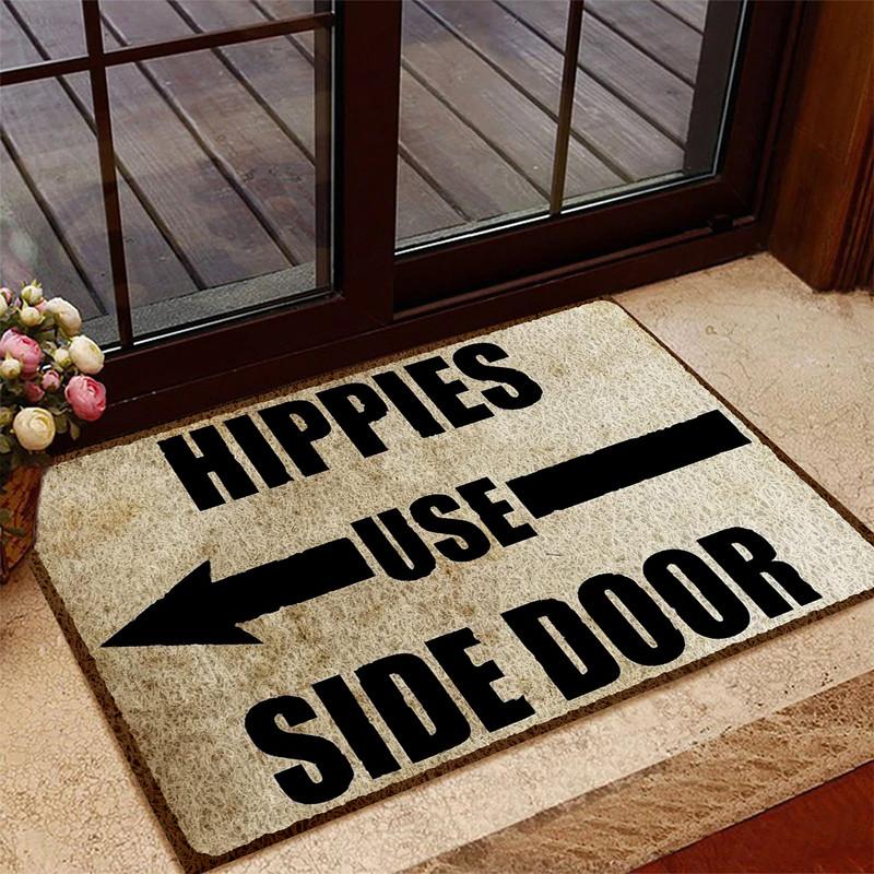 Hippie Use Side Door Mat Inside Rug Floor Outdoor Mats