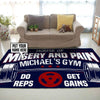 Personalized House of Misery and Pain Rug 06691