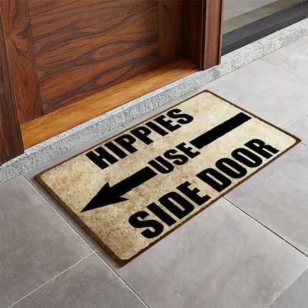 Hippie Use Side Door Mat Inside Rug Floor Outdoor Mats