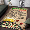 Man Cave Rules Rug 06074