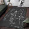 P51 Rug P 51 Mustang 04704