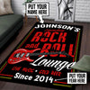 Personalized Rock and Roll Lounge Rug 05959
