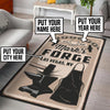 Personalized Forge Blacksmith Rug 06098