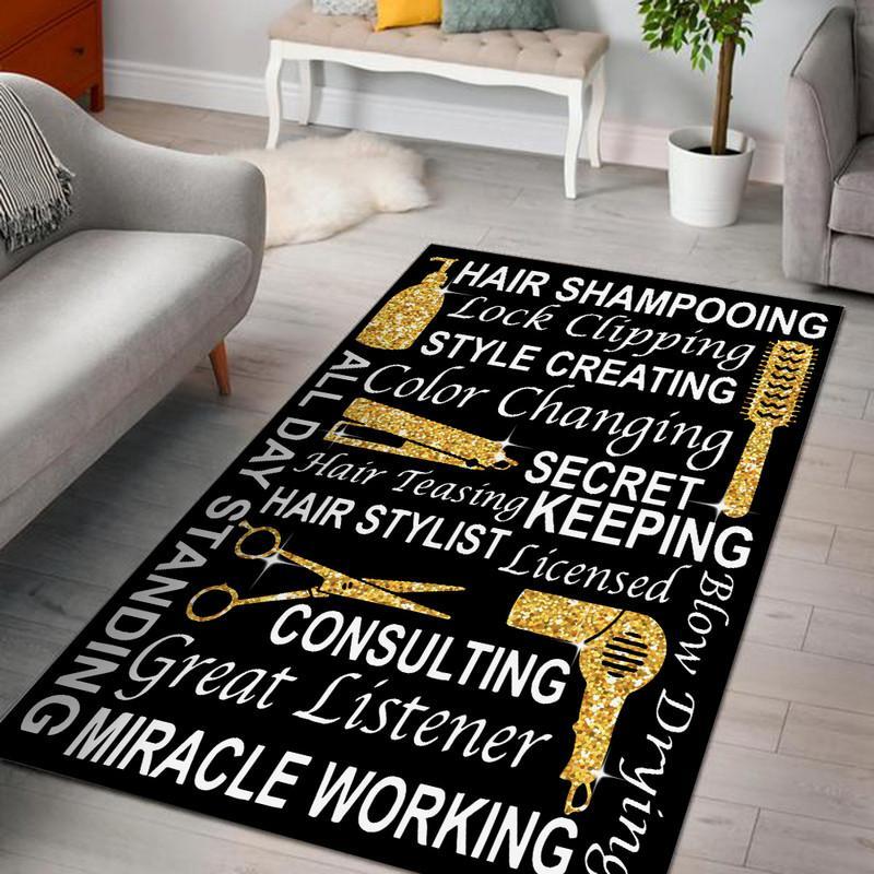 Hair Salon Barbershop Rug 06574
