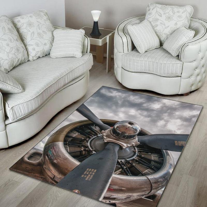 Aircraft Rug Air Craft Turbin 02589