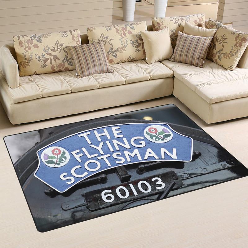 Scotsman Rug Flying Scotsman Railway Railroad 04920