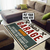 Personalized Garage Rug 05537