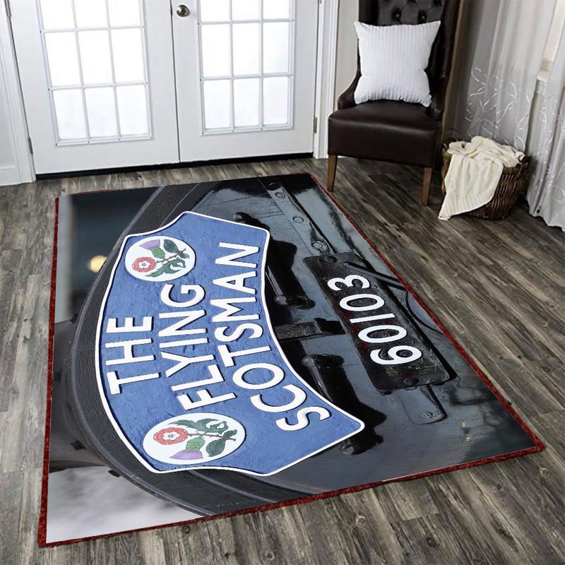 Scotsman Rug Flying Scotsman Railway Railroad 04920