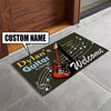 Personalized Guitar Lounge Door Mat Inside Rug Floor Outdoor