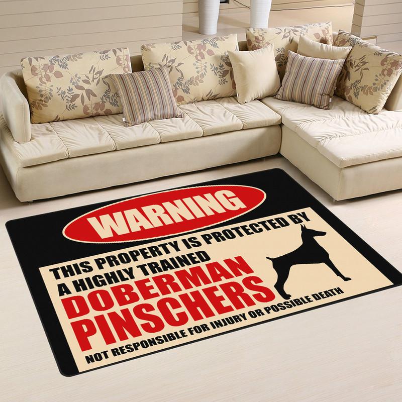 This Property is Protected by a Highly Trained Doberman Pinscher