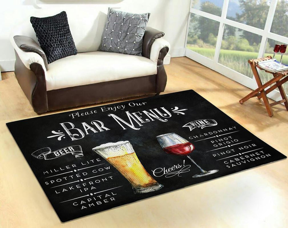 Bar Menu Rug 06464