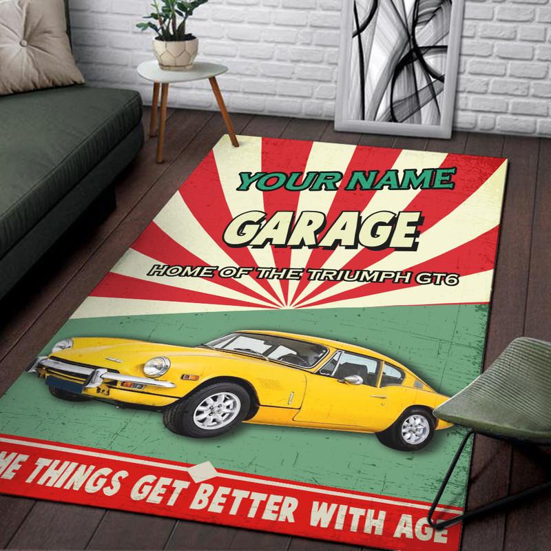 Personalized Garage Rug 06946