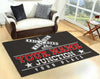 Personalized Railroad Crossing 2 Track Rug 05841