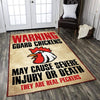 Guard Chickens Rug 05411