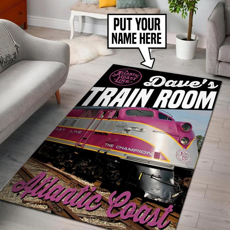 Personalized Acl Atlantic Coast Line Railroad Rug 05307