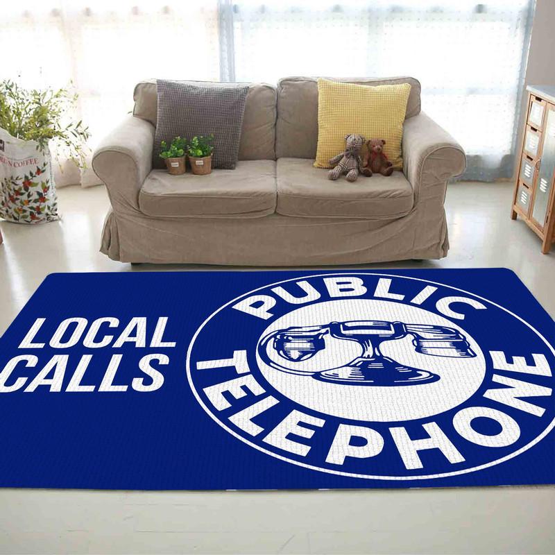 Public Telephone Local Calls Rug 06080