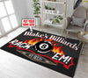 Personalized Rack 'em Billiards Rug 05806