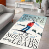 Skiing is a Dance and the Mountain Always Leads Rug 05834